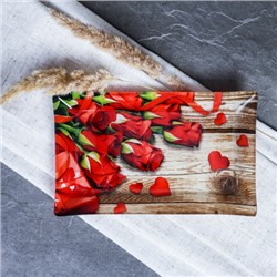 Блюдо прямоугольное 23x14 см / S322314 FF309 GREY / уп 6/72/ цветная коробка