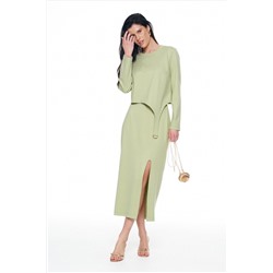 Джемпер, юбка KaVaRi 8058.4 олива