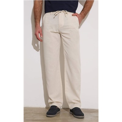 Брюки лен F111-0855 natural linen