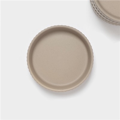 Соусники Magistro Jarwah Lausanne, 100 мл, 9.5×2.4 см, набор 4 шт., фарфор, бежевые