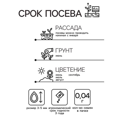 Семена цветов Пеларгония зональная "Колорама" 0,05 г
