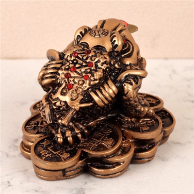 Фигурка Жаба денежная 6,5х4,5х5,5 см / GN491 /уп 260/