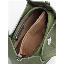 Женская кожаная сумка Richet 3212LN 807 Зеленый