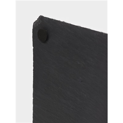 Этажёрка для фруктов и десертов Magistro Valley, 2 яруса, d=25/20, h=25 см, сланец, чёрная