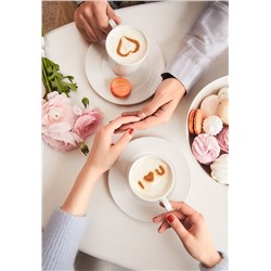 Набор трафаретов для кофе, 2 шт.