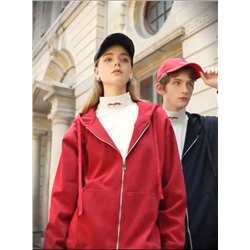 Толстовка 2х нитка капюшон U63 красный