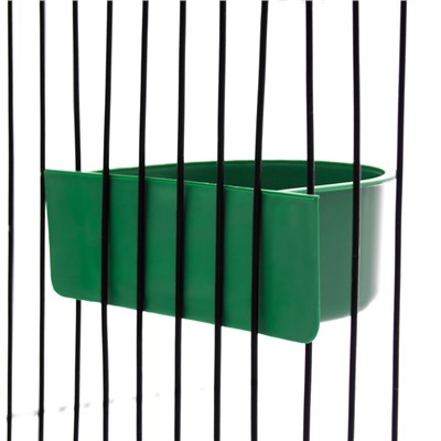 Кормушка для птиц 10.6×8.3×3.6 см, зeлёная
