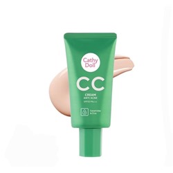 Матирующий CC крем для проблемной кожи с защитой от солнца SPF50+PA+++ от Cathy Doll CC cream Anti Acne SPF50+PA+++ 50 гр