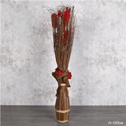 Композиция из сухоцветов 100 см / 38448 /уп 12/