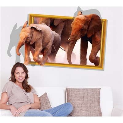 Наклейка для интерьера 3D - DLX0892- 60Х90 см