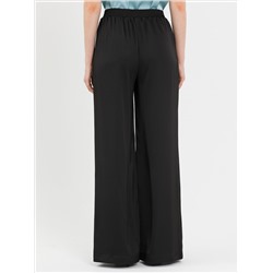 Брюки атласные чёрного цвета