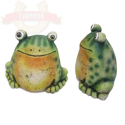 Лягушка Жаба сидит (шамот) 23*19 см