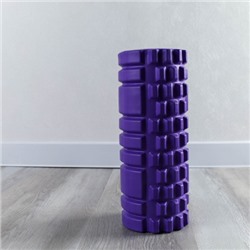 Ролик массажный спортивный Woohooo BRICK 33x14/ фиолетовый/уп10