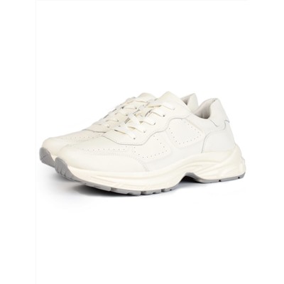 05-PDL215-3 LT. BEIGE Кроссовки женские (натуральная кожа)