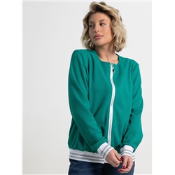 Бомбер Аланис (изумрудный) Б15407-7М