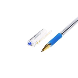 Ручка шариковая MunHwa MC Gold, узел 0.5 мм, чернила синие, штрихкод на ручке