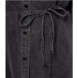 Джинсовое платье #КТ8070, тёмно-серый