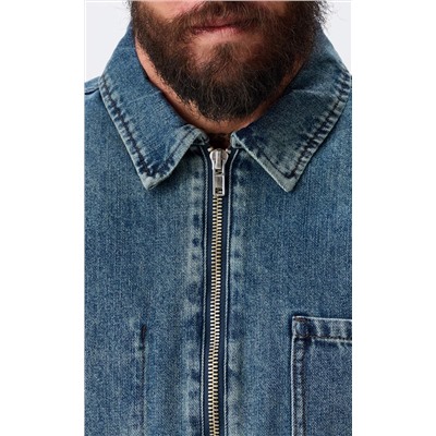 Куртка джинс F611-1260 d.blue