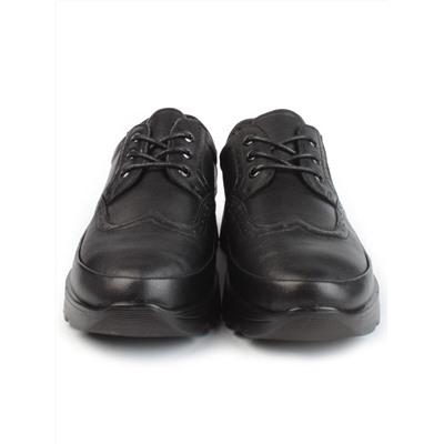 03-5301 BLACK Полуботинки женские (натуральная кожа)