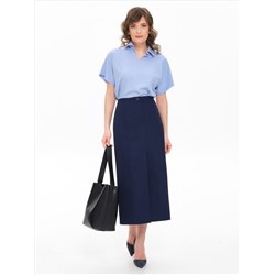 Юбка синяя миди