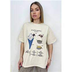 Футболка OVER SIZE (плотный хлопок)