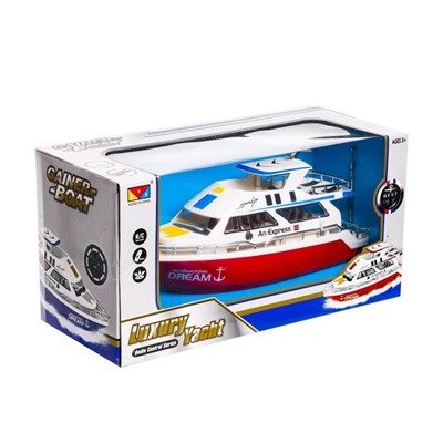 УЦЕНКА Катер радиоуправляемый «Яхта», на батарейках, МИКС