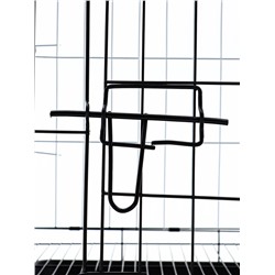 Клетка для собак 61×42×50 см, чёрная