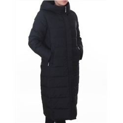 2037 DK. BLUE Пальто зимнее женское (200 гр. холлофайбер)