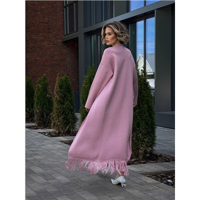 Кардиган с бахромой BEVERLY, Пудра