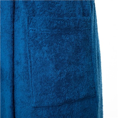 Халат махровый мужской «Этель. Глава семьи», размер 56-58, синий