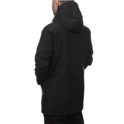 8891 BLACK Куртка мужская зимняя облегченная (130 гр. холлофайбер)