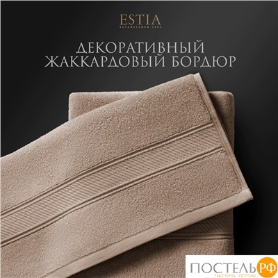 ESTIA МАРТОС экрю/беж К-т полотенец 50х80-2/50х80-2, 100% хлопок, 500 г/м2