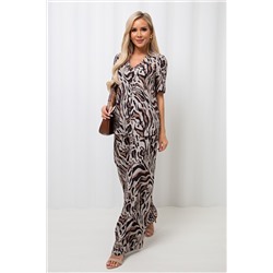 Костюм летний бежевого цвета с брюками Маура №3