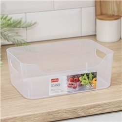 Корзина для хранения Scandi, 3,1 л, 24×17×9 см, прозрачная