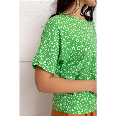 Блузка ТБ-300к зеленое яблоко
