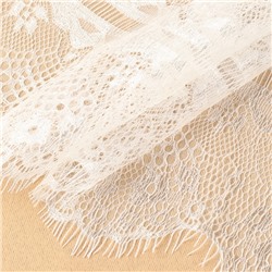 Кружево реснички, 195 мм, 3±0.5 м, белое