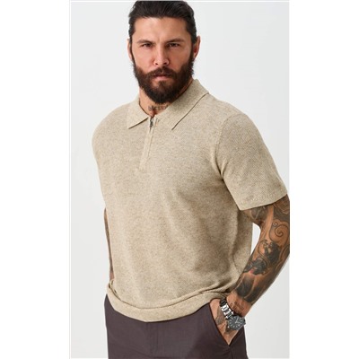 Футболка лен F111-07LN l.beige