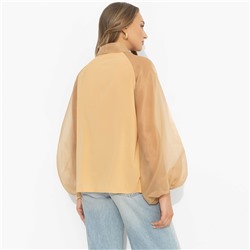 Блуза комбинированная с органзой, Больше, чем образ