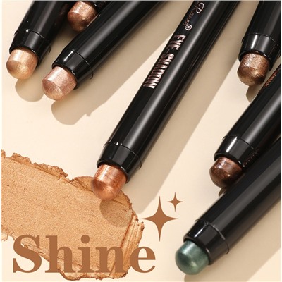 Набор теней-карандашей для век 12 шт. с аппликаторами Dragon Ranee