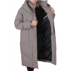 8836 GRAY Пальто зимнее женское (150 гр. холлофайбер)