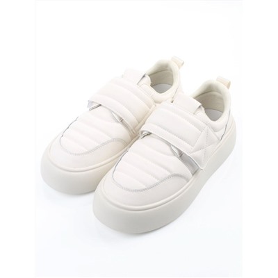 03-YH462-2 LT. BEIGE Полуботинки спортивные демисезонные женские (натуральная кожа)