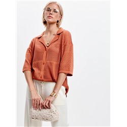 Рубашка ELODIE, Терракот