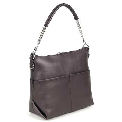 Женская кожаная сумка К-2202-208 Кофе