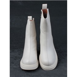 04-M3-L807 BEIGE Ботинки зимние женские (натуральная кожа, натуральный мех)