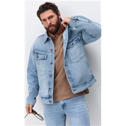 Куртка джинс P611-1286 l.blue