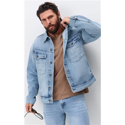 Куртка джинс P611-1286 l.blue