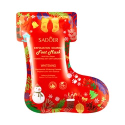 SADOER (НОВОГОДНИЕ) Отшелушивающая маска-носочки с экстрактом Центеллы и Алоэ