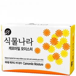 LION BOTANIC NATIONAL Мыло туалетное с экстрактом ромашки 90 г