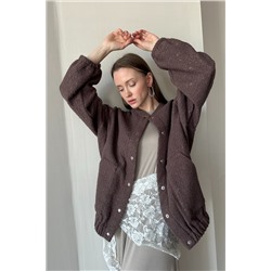 Жакет  LAMB078/01/Кофейный