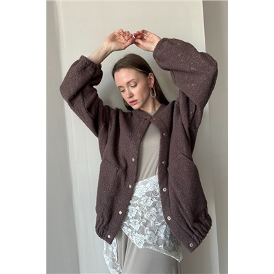 Жакет  LAMB078/01/Кофейный